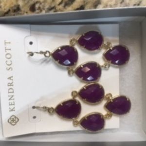 Kendra Scott - Dangle Purpleish Earrings